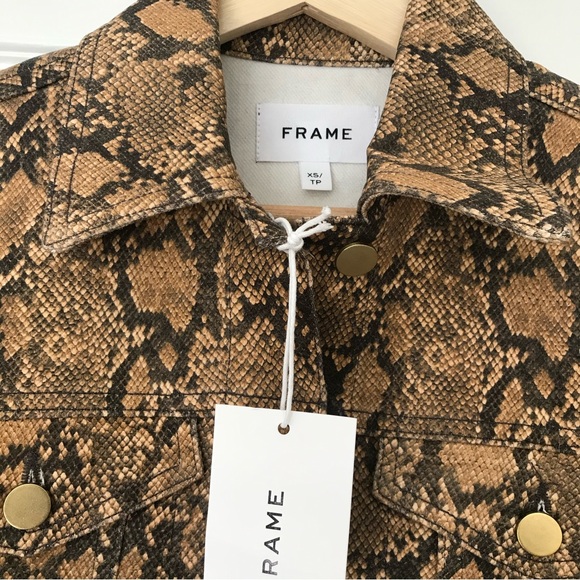 Frame Snakeskin Jacket - Picture 2 of 3
